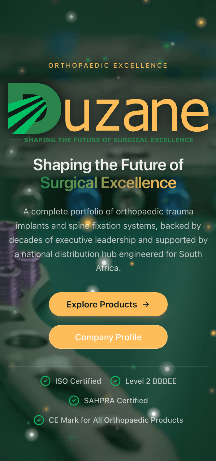 Duzane mobile view