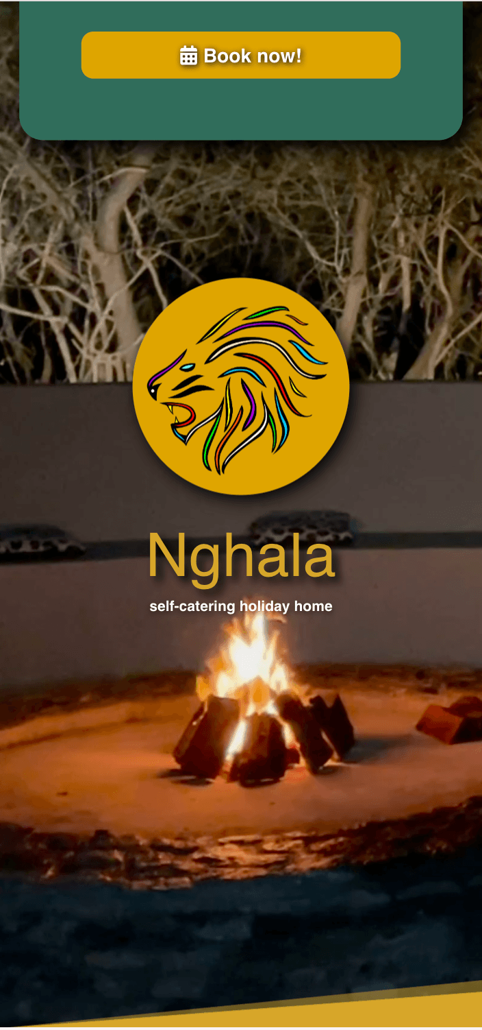 Nghala mobile view